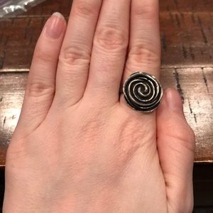 925 Sterling Silver rose ring